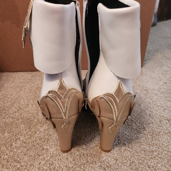 NEW Clorinde Genshin Impact Boots Cosplay Womens 39 = 8.5/9 US - Picture 6 of 12